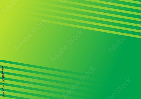 Fototapeta 斜めストライプのグラデーション背景壁紙(緑)