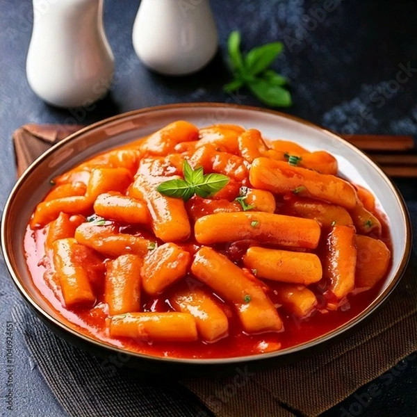 Fototapeta Tteokbokki(떡볶이)