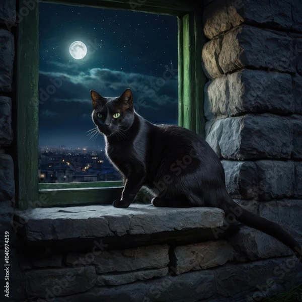 Fototapeta cat on the window