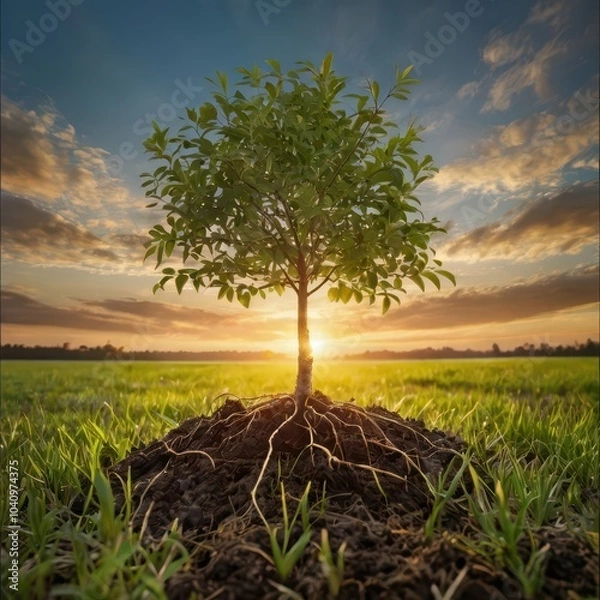 Obraz tree in the field