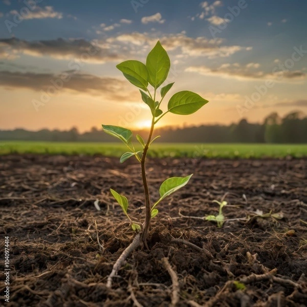 Obraz plant in the ground
