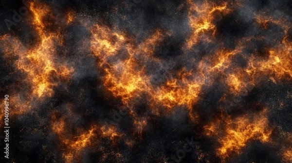 Obraz An eerie and creepy atmosphere enhanced by glowing light.