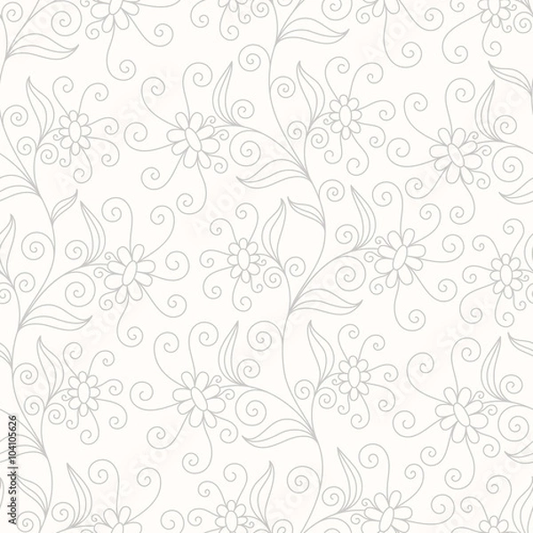 Fototapeta Floral seamless pattern