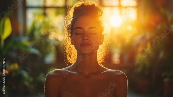 Fototapeta Overcome addiction with meditation, offering mental and emotional support through mindfulness practices