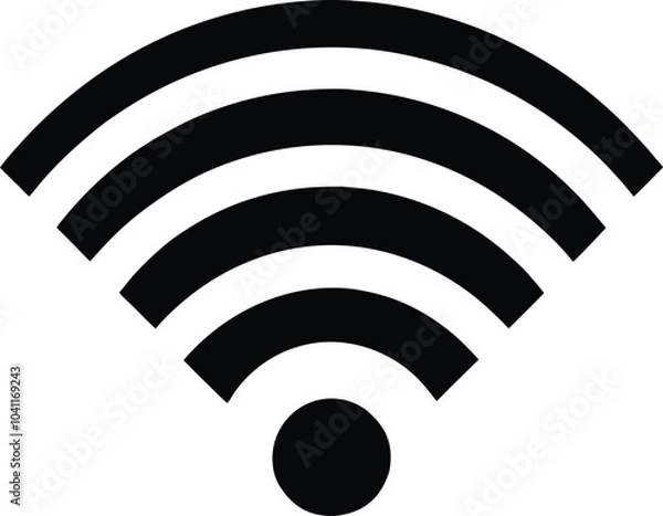 Obraz wi-fi-icon vector 