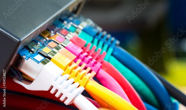 Fototapeta Netzwerkkabel