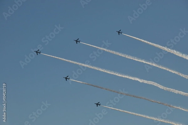 Fototapeta 航空ショー　雲