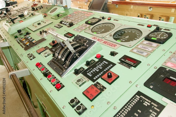 Fototapeta Bridge of a ship