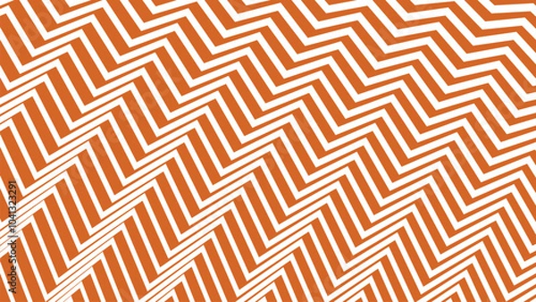Fototapeta Orange zig zag pattern abstract background for backdrop or presentation
