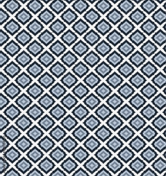 Fototapeta knit sweater with a stylish zigzag pattern.