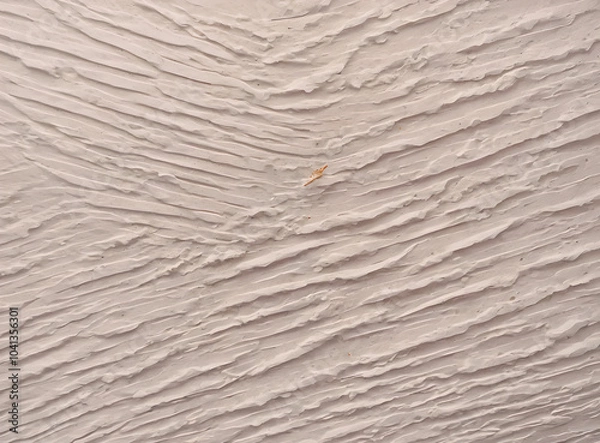 Fototapeta A weathered piece of textured letterpress paper with deep embossing and a soft, tactile feel, isolated on a white surface