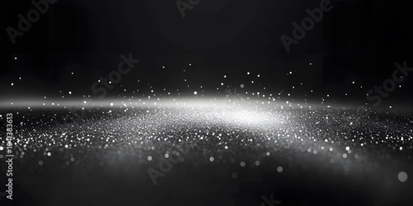 Obraz Black abstract white gray grainy gradient background