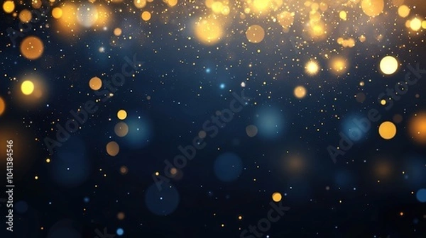 Fototapeta Sparkling Bokeh Background for Festive Occasions