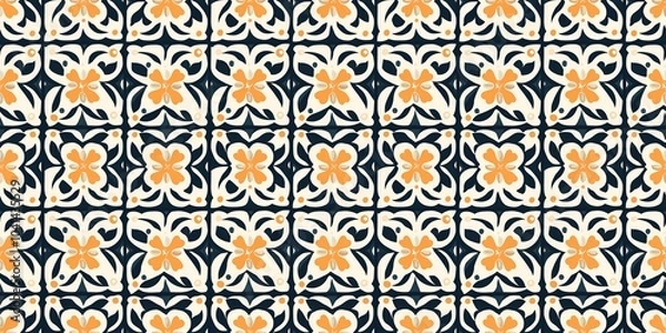 Fototapeta Pattern Able with an innovative, geometric design. seamless background pattern