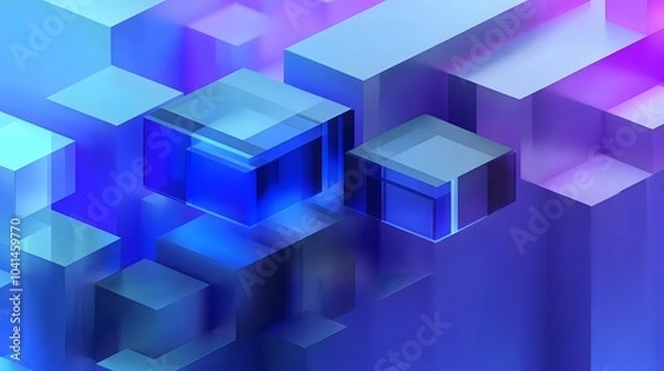 Fototapeta Abstract 3D Render