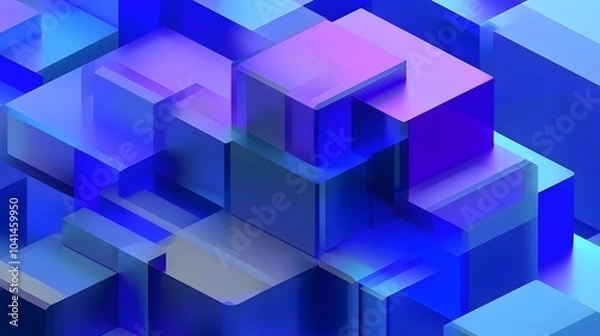 Fototapeta Abstract 3D Render