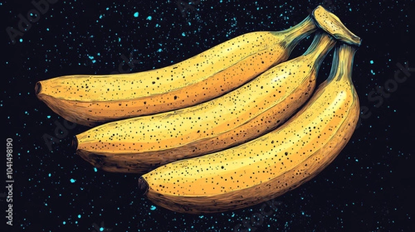 Fototapeta Educational Game with Dots to Draw a Banana Vector Illustration