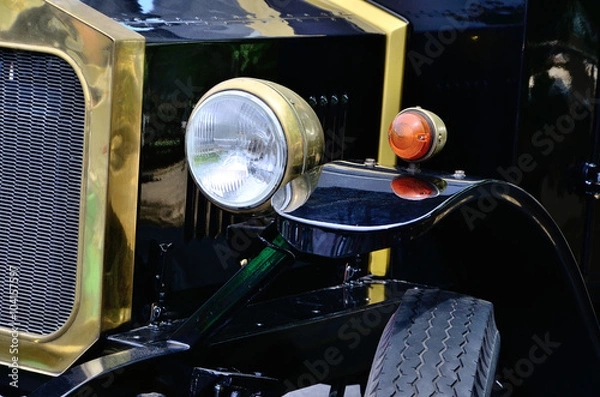 Obraz vintage black car