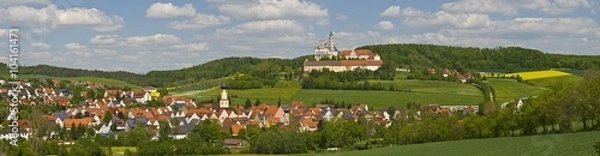 Obraz Neresheim mit Kloster und Kirche
