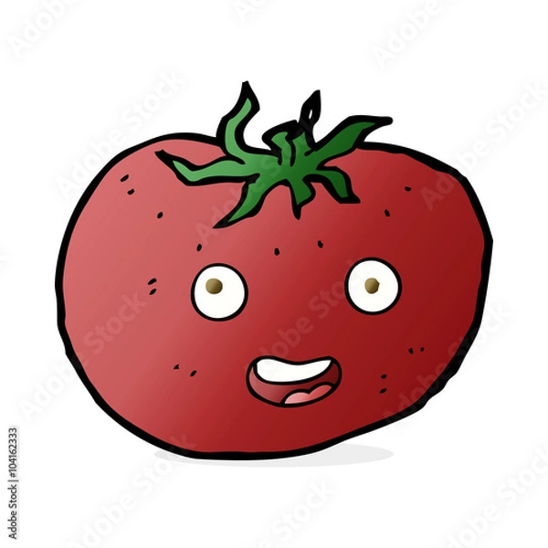 Obraz cartoon tomato