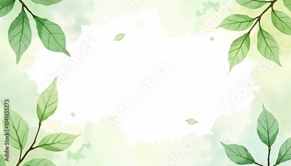 Fototapeta A Serene Experience Embracing Nature's Tranquility Through Lush Greenery and Soft Textures