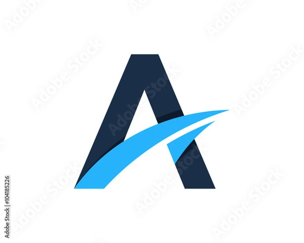 Obraz Letter A Creative Logo Design Element