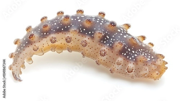 Obraz Sea cucumbers isolated on the white background.