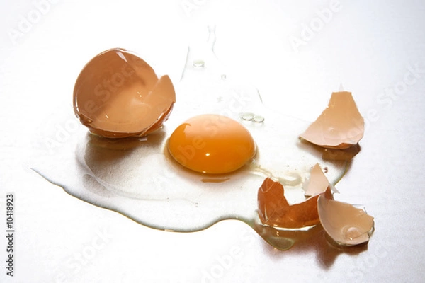 Obraz zerschlagenes Ei