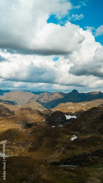 Fototapeta landscape with blue sky