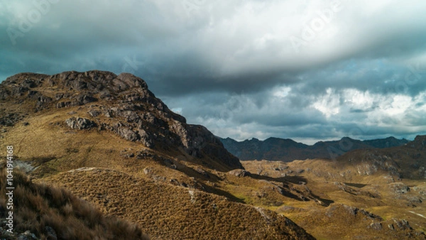 Obraz landscape with clouds