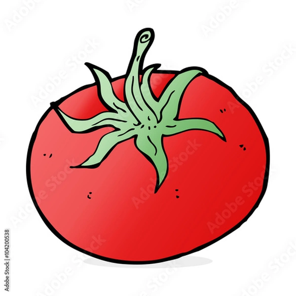 Obraz cartoon tomato