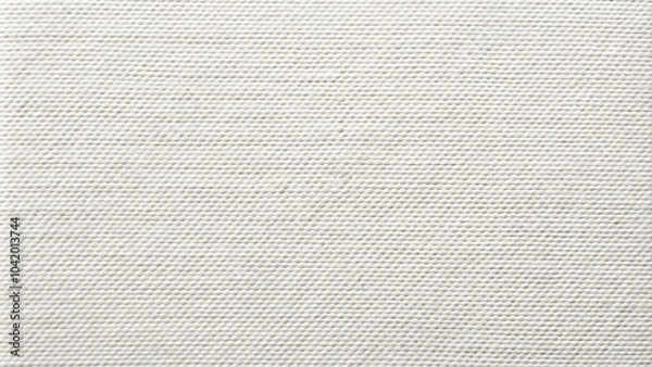 Fototapeta white primed cotton canvas texture background reflected