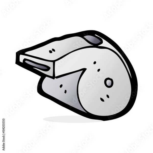 Fototapeta cartoon whistle