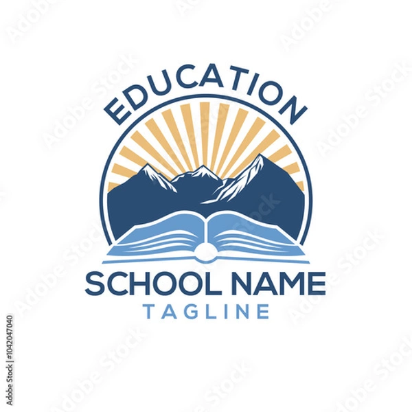 Fototapeta School logo template