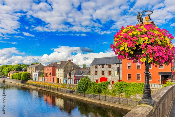 Obraz Kilkenny bridge, Ireland - The Famous Ireland City Killkenny