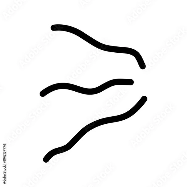 Fototapeta Doodle Cartoon vibration lines