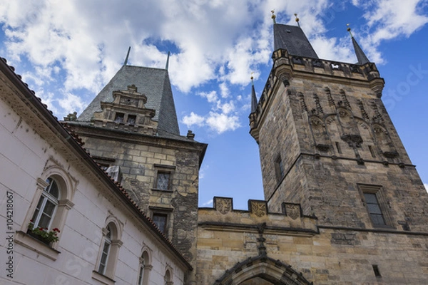 Fototapeta View of Old Town Hall with astronomical clock