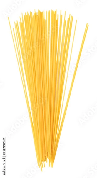 Fototapeta Bunch of spaghetti isolated. png file