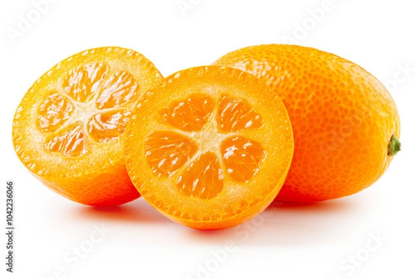 Obraz Kumquats isolated on white background