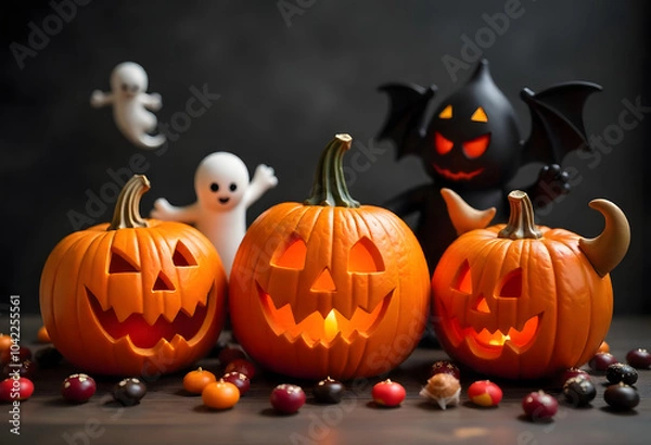 Obraz halloween jack o lantern