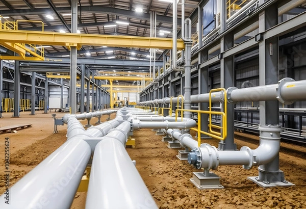 Obraz industrial pipes