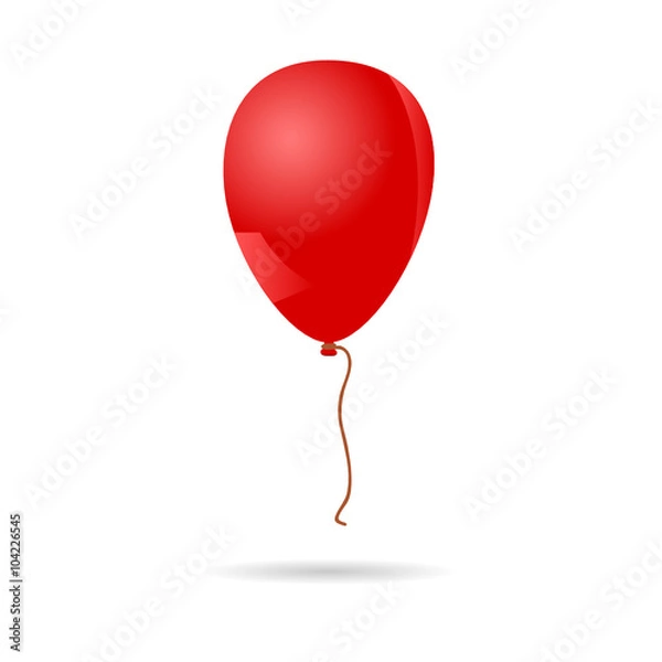 Fototapeta balloon red illustration