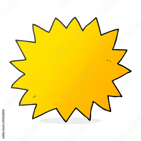 Fototapeta cartoon explosion