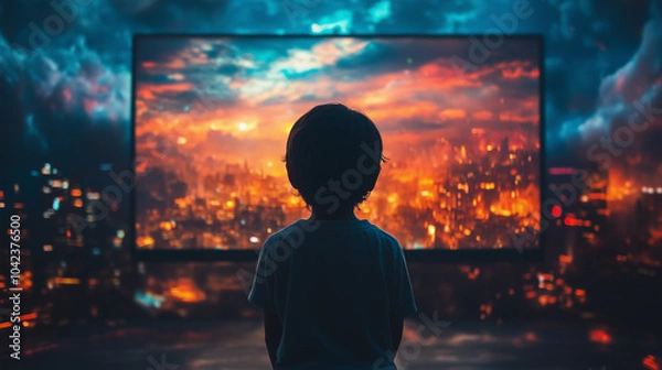 Obraz Screen Addiction - technology dependence