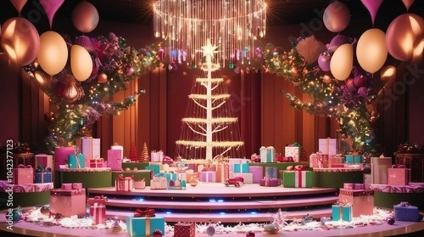 Obraz 豪華なクリスマスパーティー