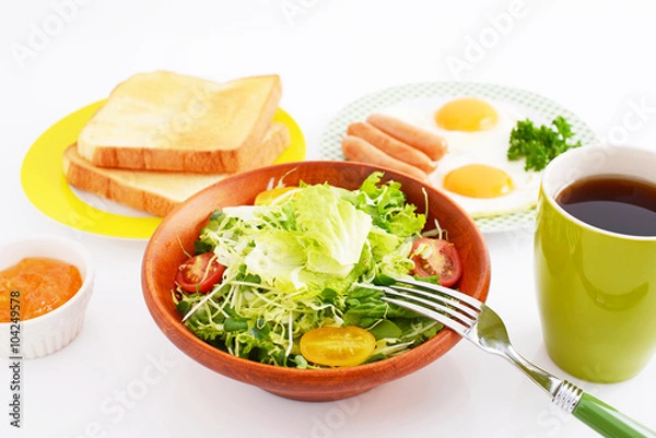 Fototapeta ヘルシーな朝食