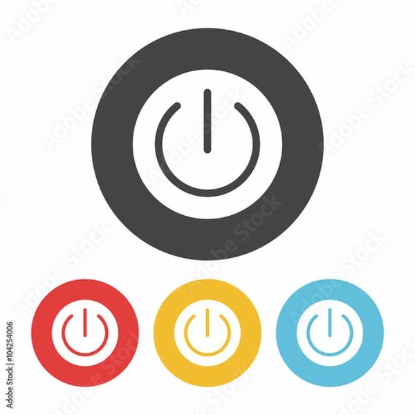 Obraz Power button icon