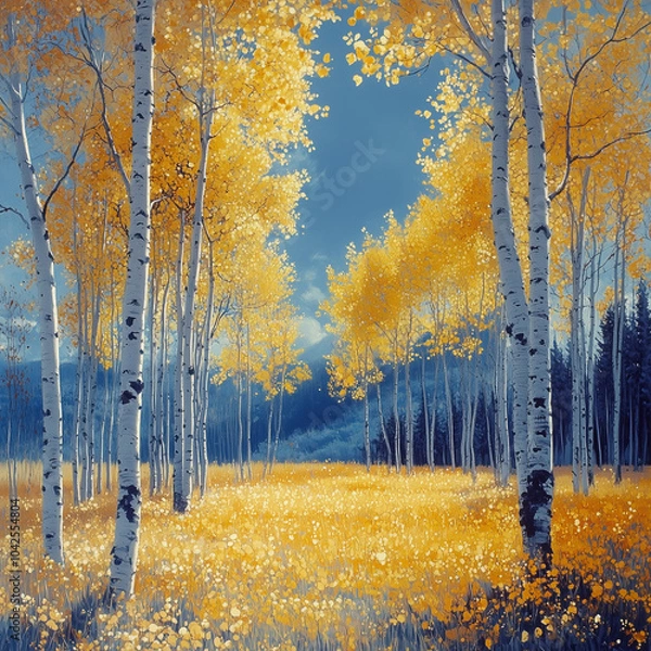 Obraz autumn in the forest