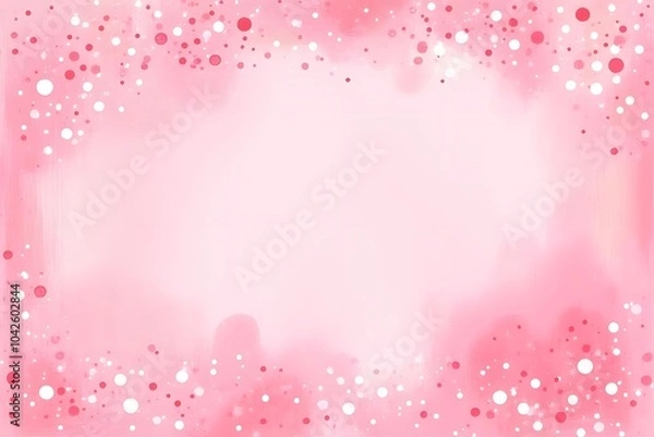 Fototapeta Attractive abstract background with pink bokeh lights creating an enchanting atmosphere, perfect for display