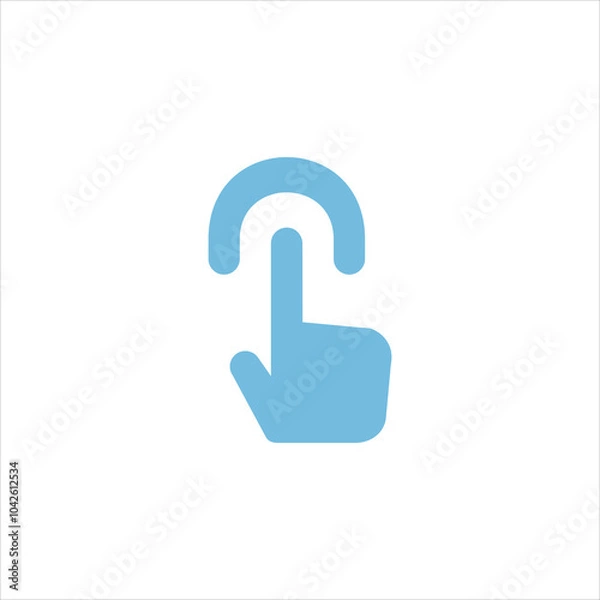 Fototapeta touch screen icon vector logo art illustration-01-01.eps